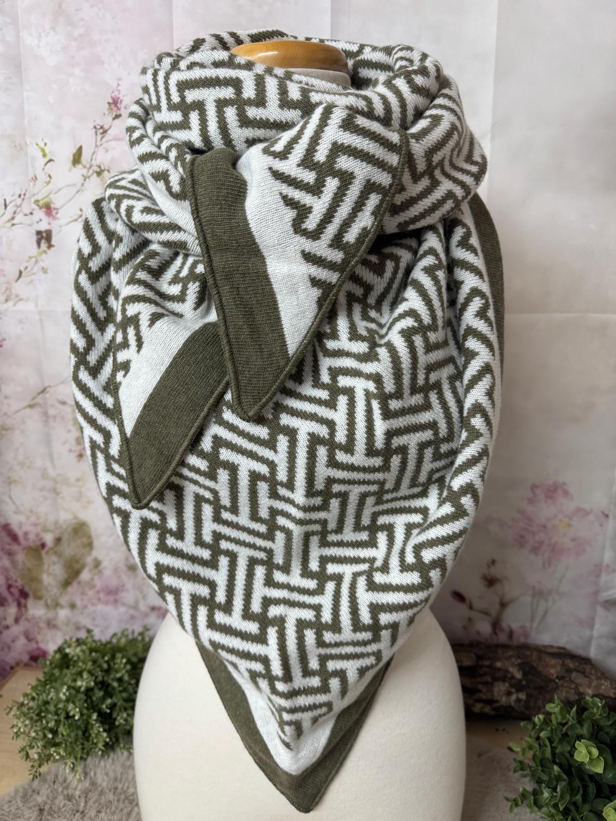 Dreieckstuch Prag – Olive