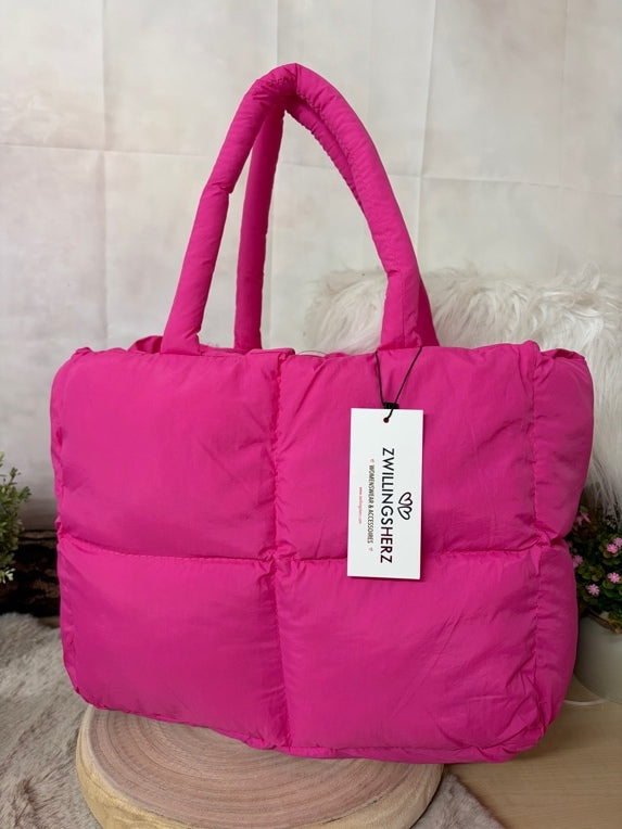 Zwillingsherz Tasche – Pink in Pink
