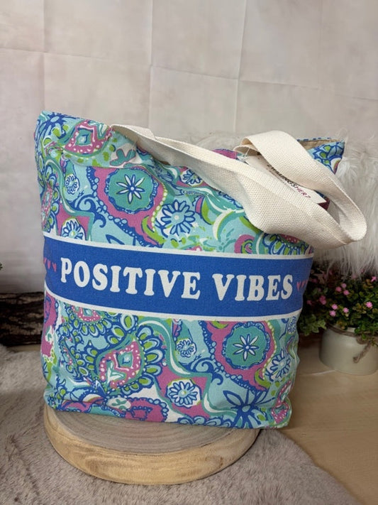 Zwillingsherz Shopper „Positive Vibes“ in Bunt