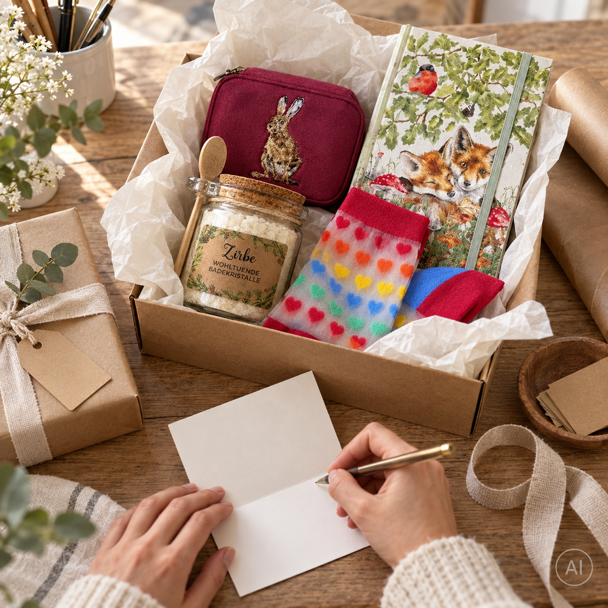 Kabila Persönlich für dich da – persönliche Geschenkverpackung mit ausgewählten Produkten