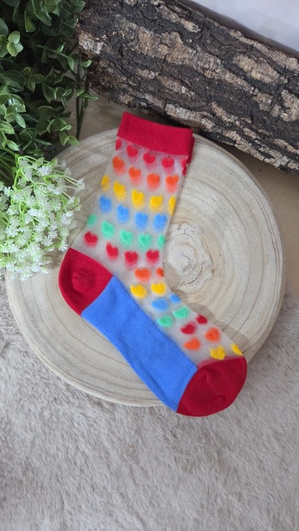 Sock Talk Bunte Herzen – Bunte Herzen