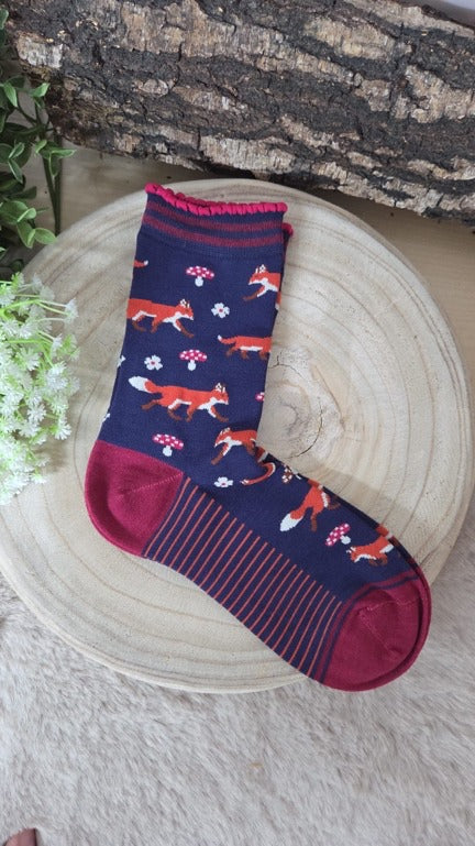 Sock Talk Fuchs und Pilz – Fuchs und Pilz