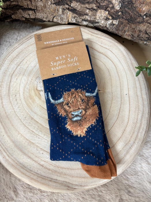 Wrendale Männersocken "Highland Heathers"
