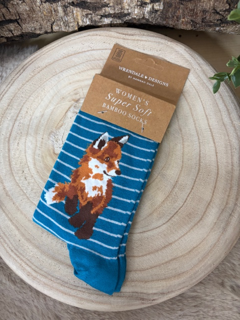 Wrendale Socken "Born to be Wild - Streifen"