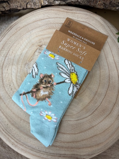 Wrendale Socken "Oops a Daisy"