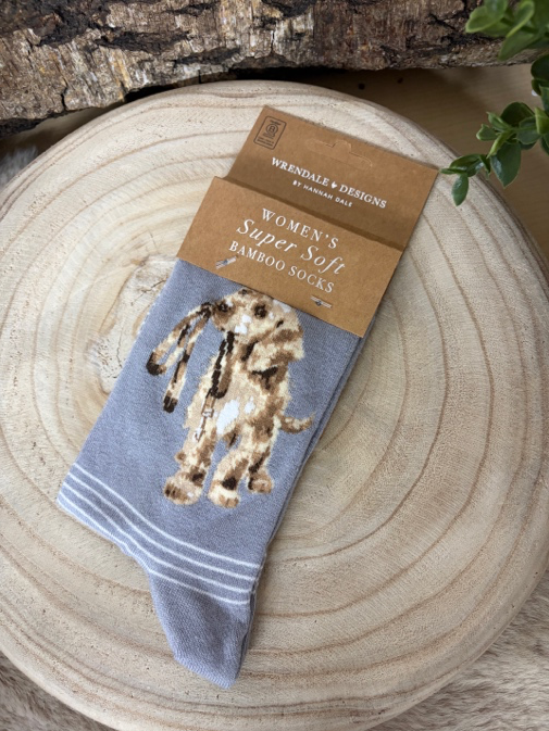 Wrendale Socken "Hopeful" - Grau
