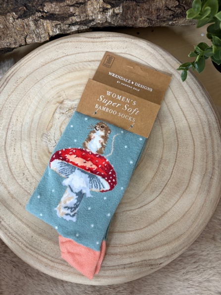Wrendale Socken "Fungi"