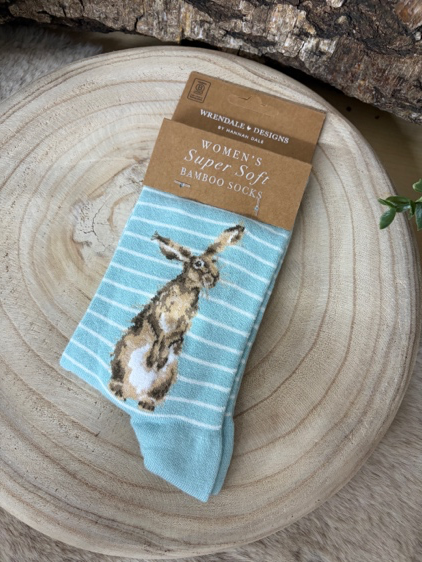 Wrendale Socken "The Hare and The Bee"