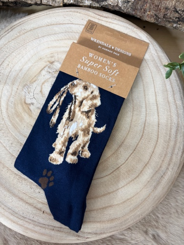 Wrendale Socken "Hopeful" - Blau