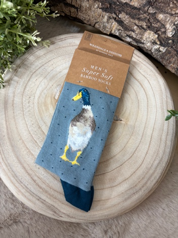 Wrendale Männersocken "Guard Duck"