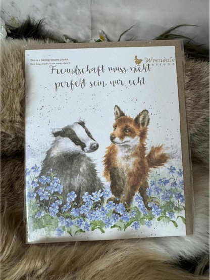 Wrendale Geschenkkarten - Liebe & Freundschaft