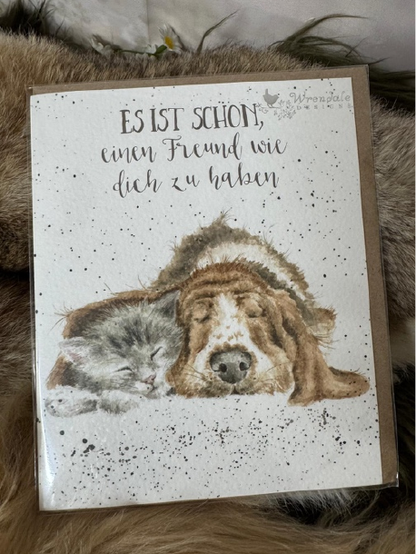 Wrendale Geschenkkarten - Liebe & Freundschaft