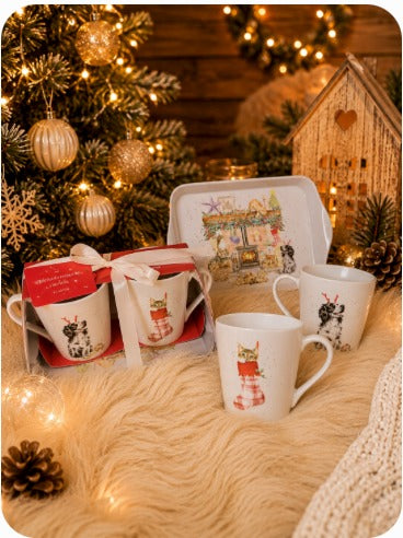 Wrendale Tassen Set One Snowy Day – Tassen Set One Snowy Day